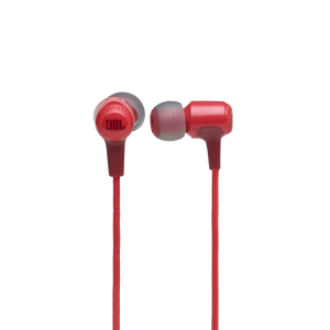 JBL Live 100BT - Red - Wireless in-ear headphones - Detailshot 2